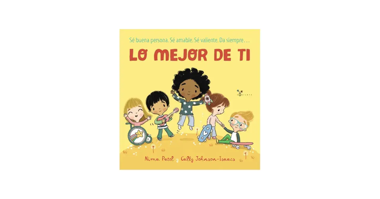 Ilustración de niños diversos celebrando la vida. Un libro con cuentos para reflexionar sobre uno mismo y sacar "Lo mejor de ti".