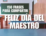 150 frases para compartir, incluyendo bonitas poemas para profesoras. ¡Feliz Día del Maestro!