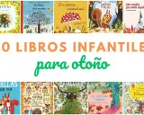 Colección de portadas de libros infantiles para el otoño. Un cuento de otoño perfecto para leer bajo las hojas caídas.