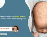 Bebé con costra láctea detrás de las orejas. Guía sobre síntomas, causas y tratamiento.