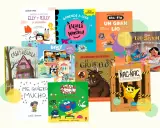 Colección de cuentos para niños de 5 años con personajes como El Grufalo, Stitch y monstruos divertidos.