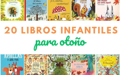 Colección de portadas de libros infantiles para el otoño. Un cuento de otoño perfecto para leer bajo las hojas caídas.