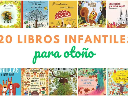 Colección de portadas de libros infantiles para el otoño. Un cuento de otoño perfecto para leer bajo las hojas caídas.