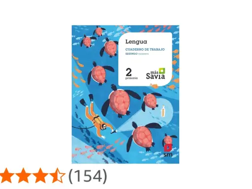 Portada del cuaderno de trabajo de Lengua para segundo trimestre de primaria, con tortugas marinas y un buceador.