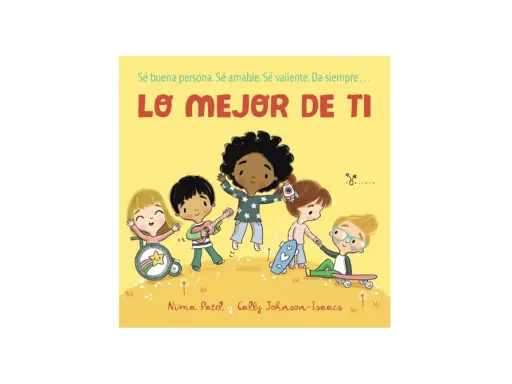 Ilustración de niños diversos celebrando la vida. Un libro con cuentos para reflexionar sobre uno mismo y sacar "Lo mejor de ti".