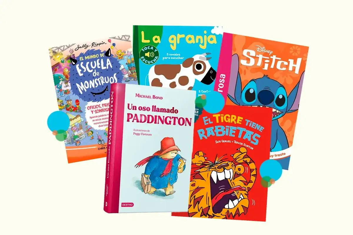 Diversos tipos de libros para niños: 