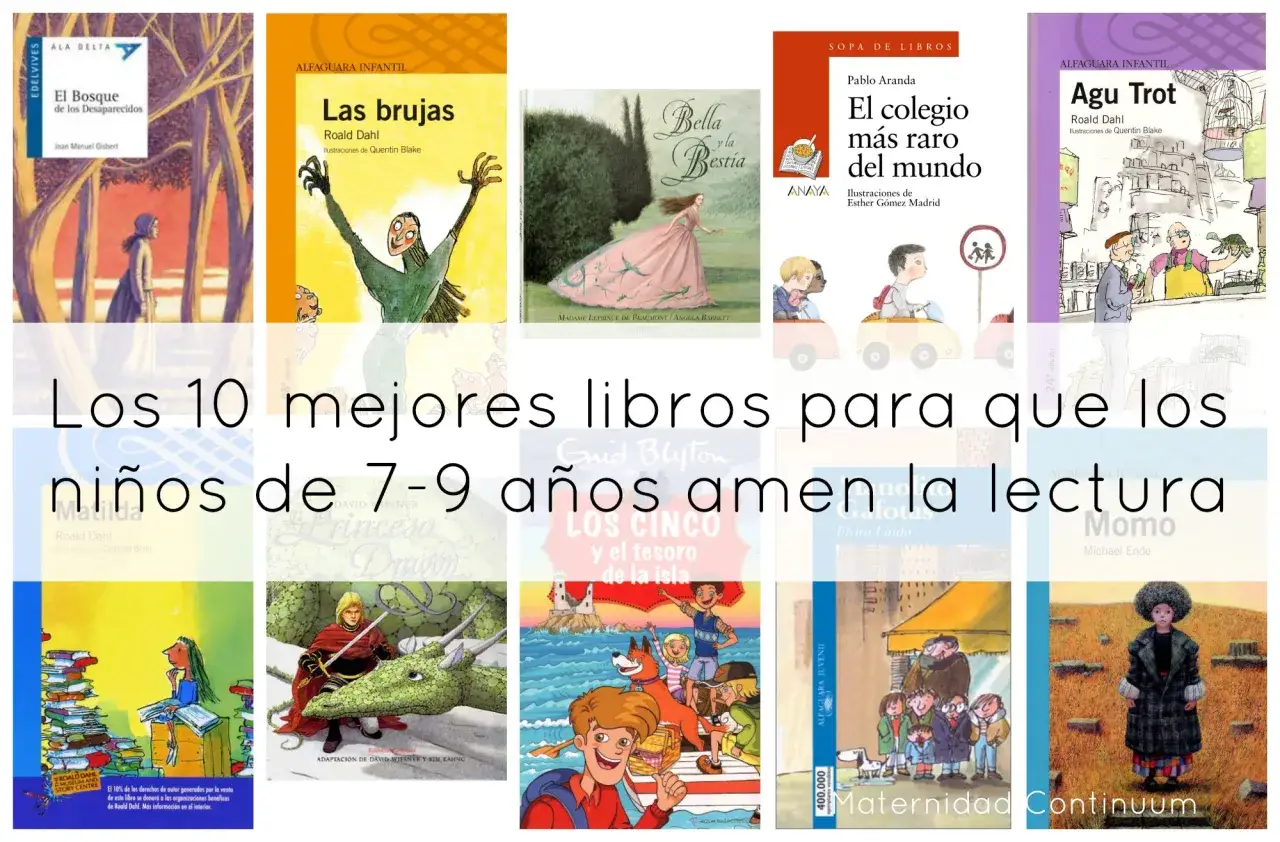 Colecci&oacute;n de portadas de libros infantiles, ideal para ni&ntilde;os de 9 a&ntilde;os. Incluye t&iacute;tulos como 