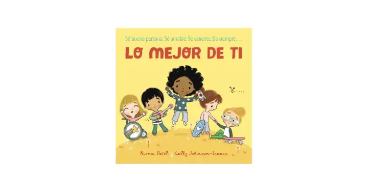 Ilustración de niños diversos celebrando la vida. Un libro con cuentos para reflexionar sobre uno mismo y sacar "Lo mejor de ti".